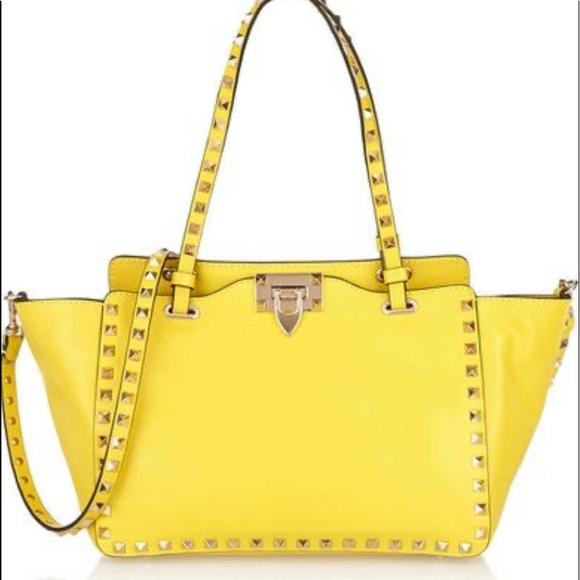 Valentino Handbags - 🌟Valentino 🌟Garavani Rockstud Leather Trapeze